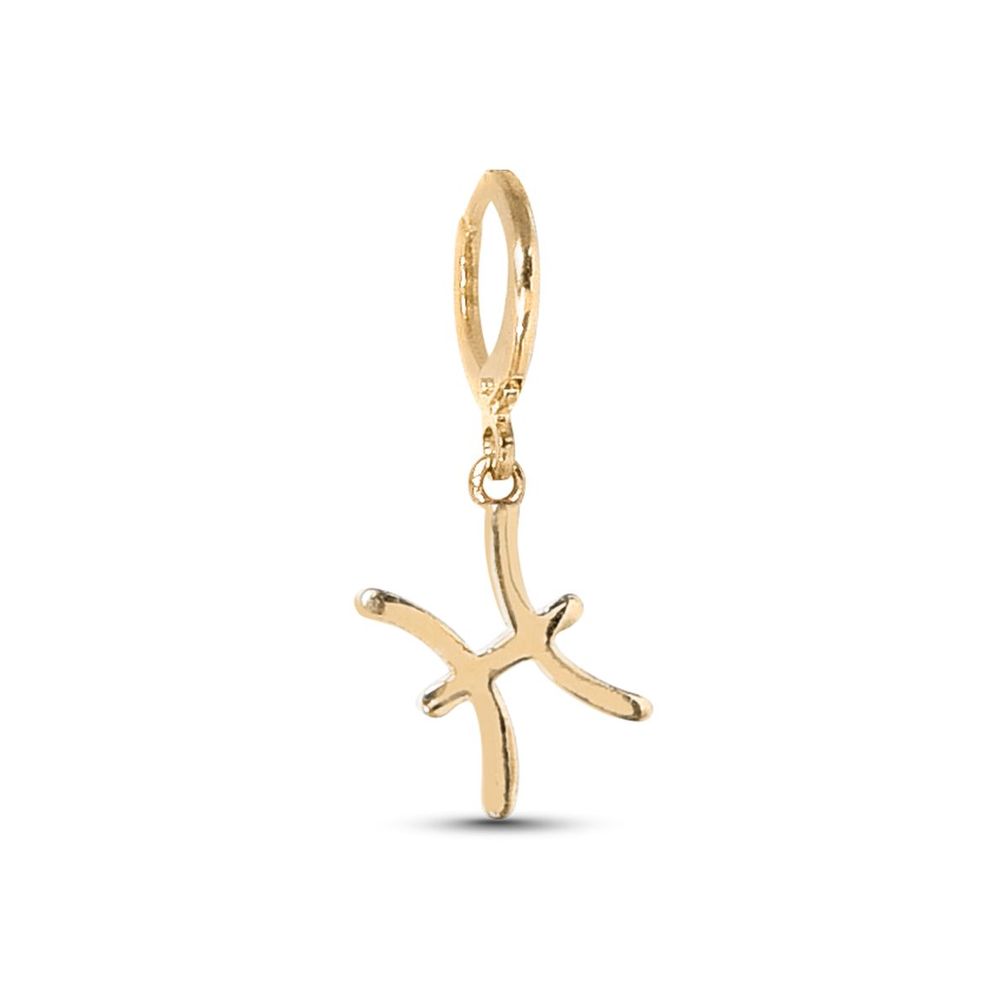 Berloque Signos Dourado Peixes TU